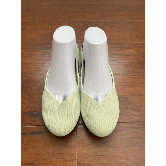 Rothy's The Flat Womens 8.5 Birdseye Ballet Mint Green Round Toe Shoes Slip On - Picture 2 of 9